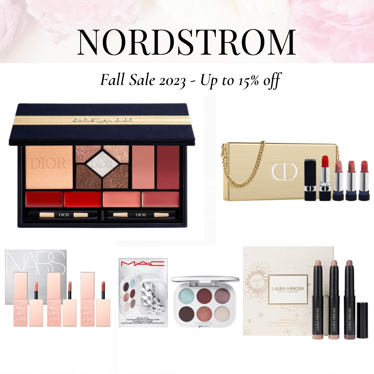 Nordstrom Fall Sale! Makeup and beauty products Up to 15 discount